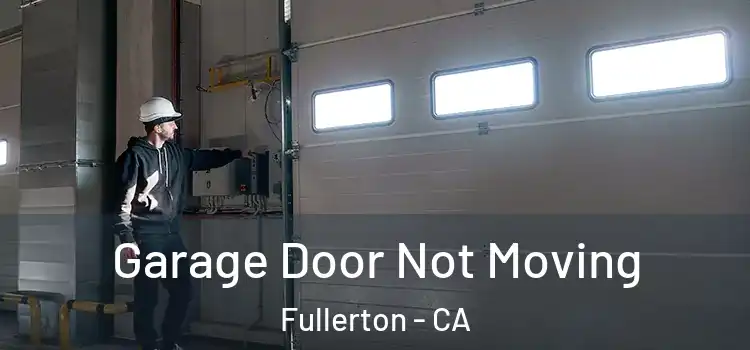  Garage Door Not Moving Fullerton - CA
