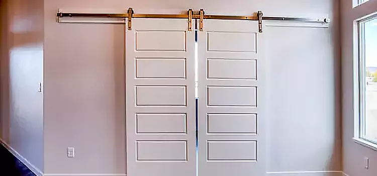 Glass Barn Door with Installation Hardware Kit Fullerton
