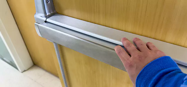 Installing a Push Bar on a Door Fullerton